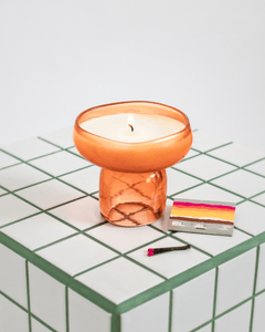 Orange Candle & Incense holder